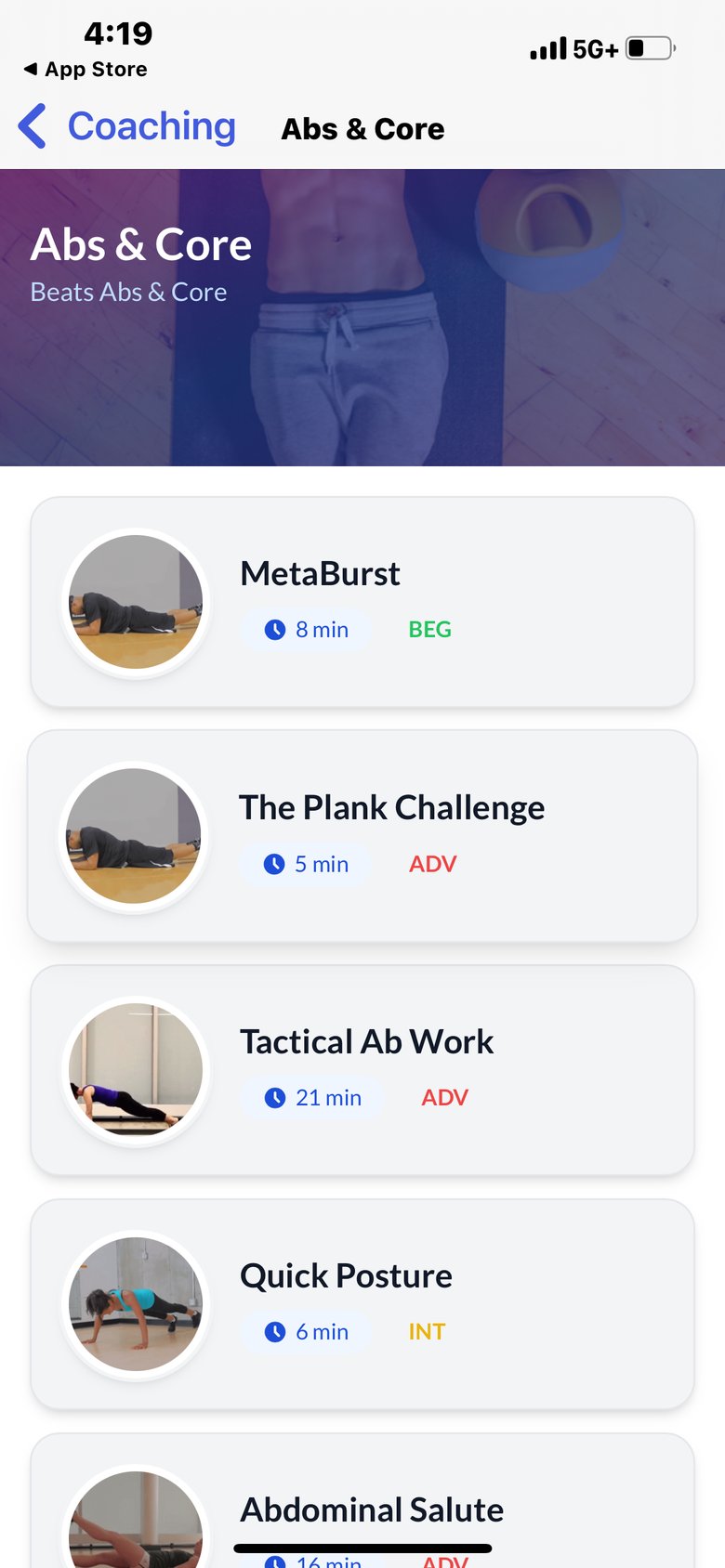 Boot Camp Workouts & Trainings screen 4