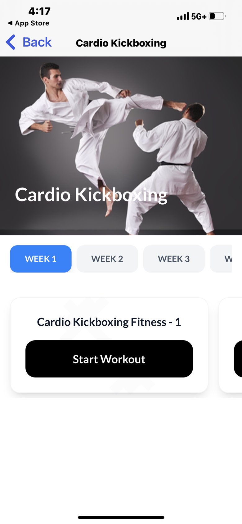 Cardio Kickboxing Workouts screen 3