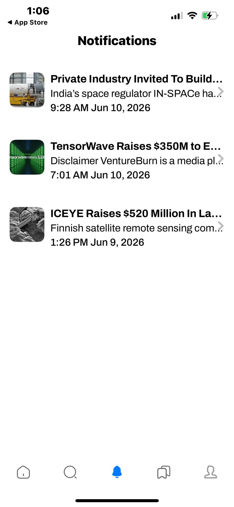 Defense & Military News app screen