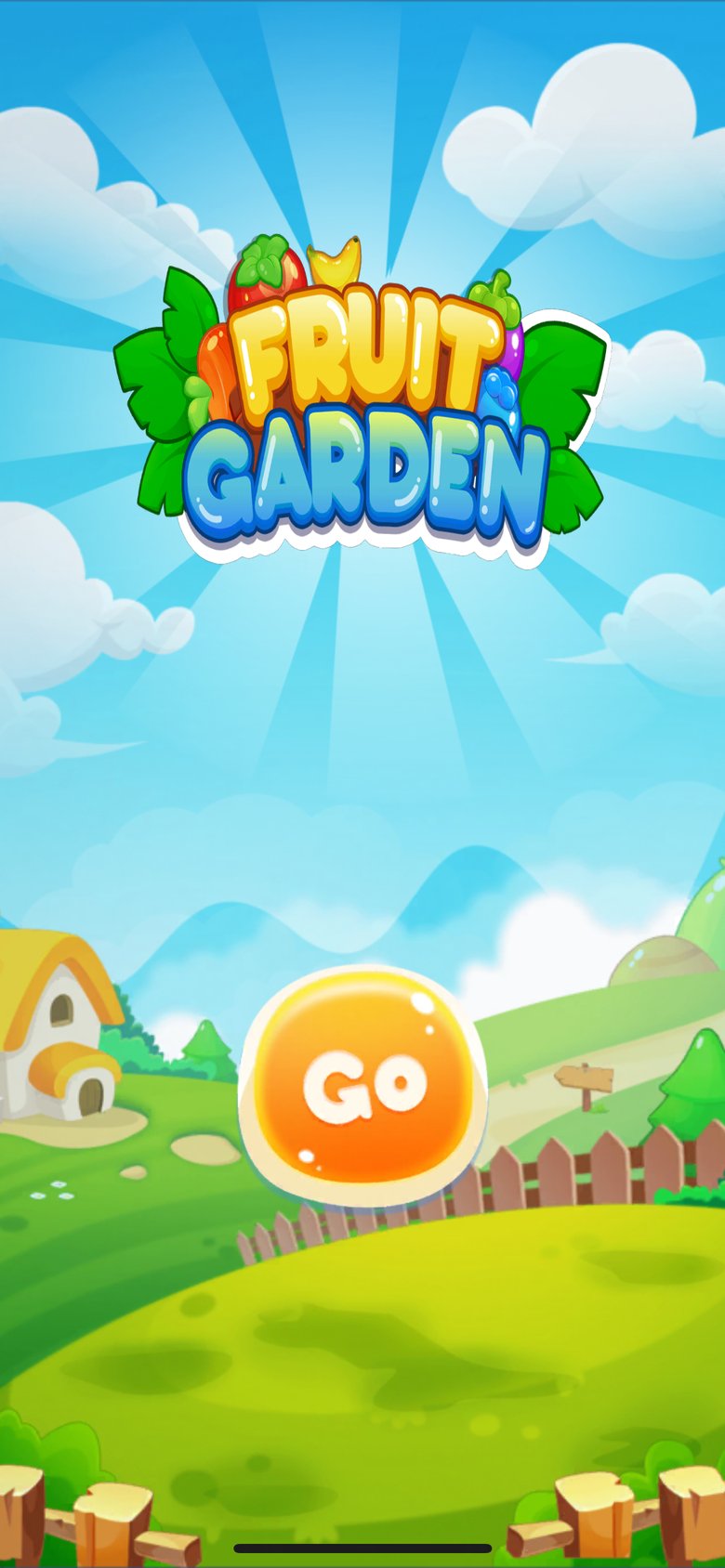 Fruit Games Match & Swipe app screen