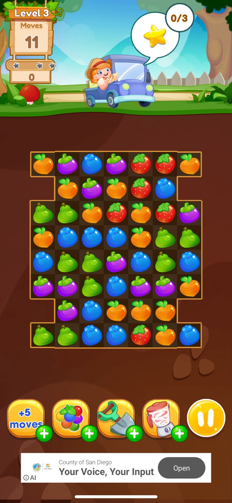 Fruit Games Match & Swipe screen 3