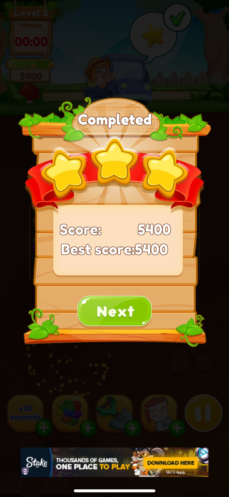 Fruit Games Match & Swipe screen 4