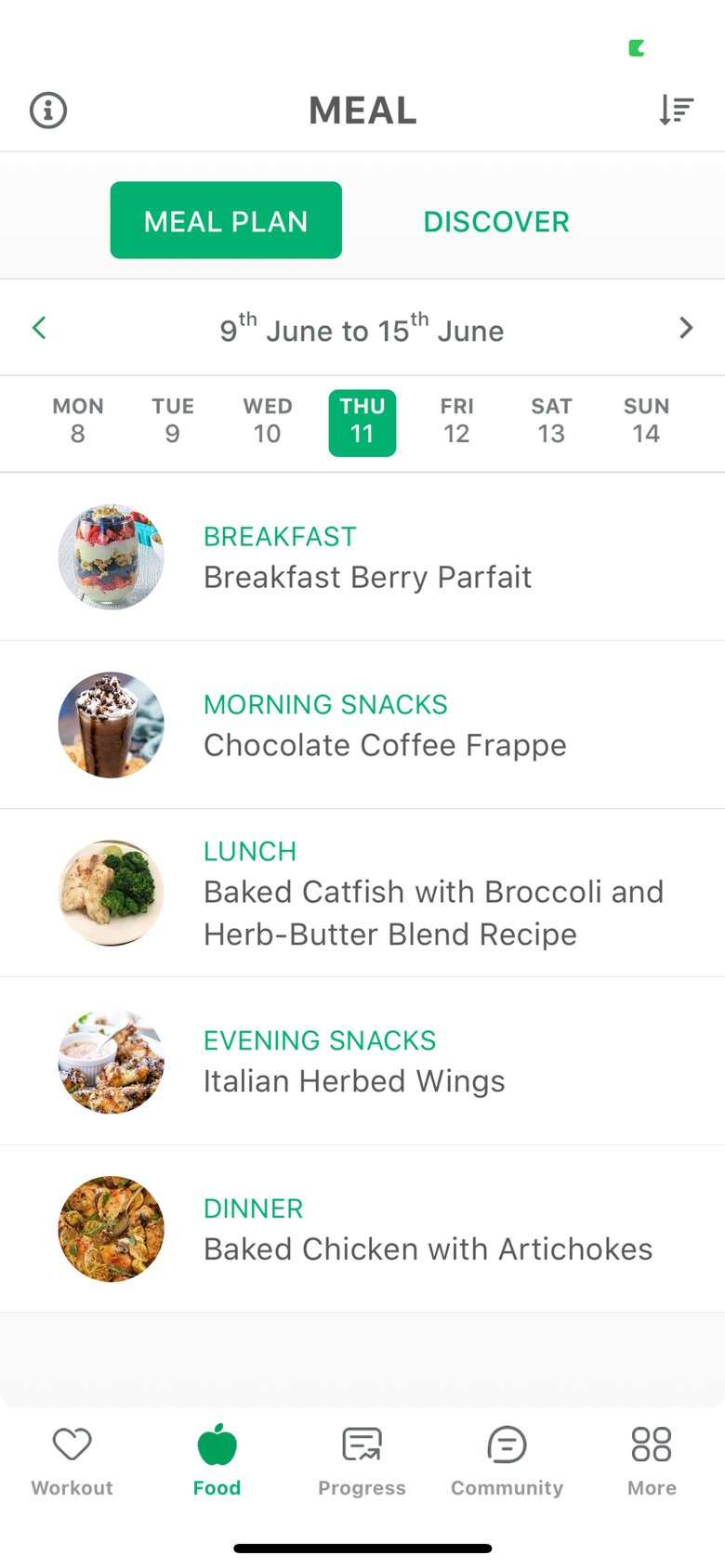 Running to Lose Weight Tracker screen 3
