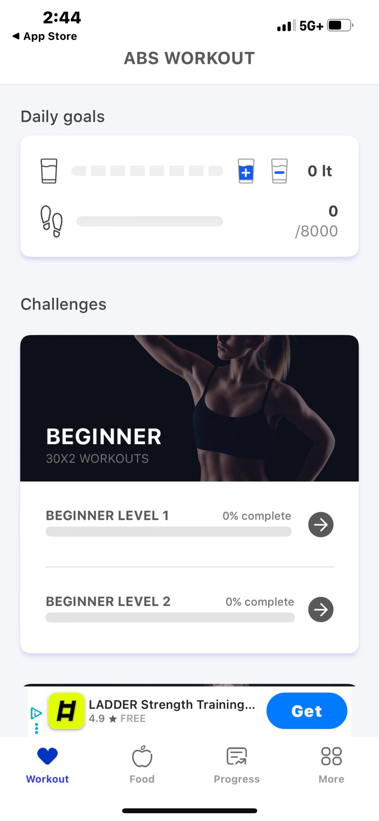 Slim Down: Women's Fitness App screen 2