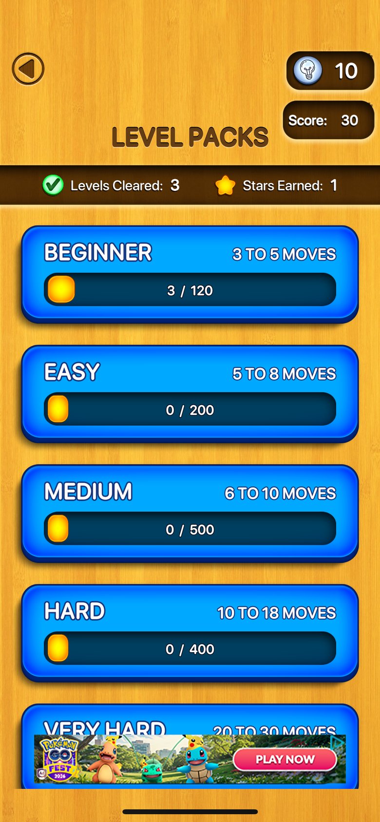 Wood Unblock Brain Games Fun screen 2