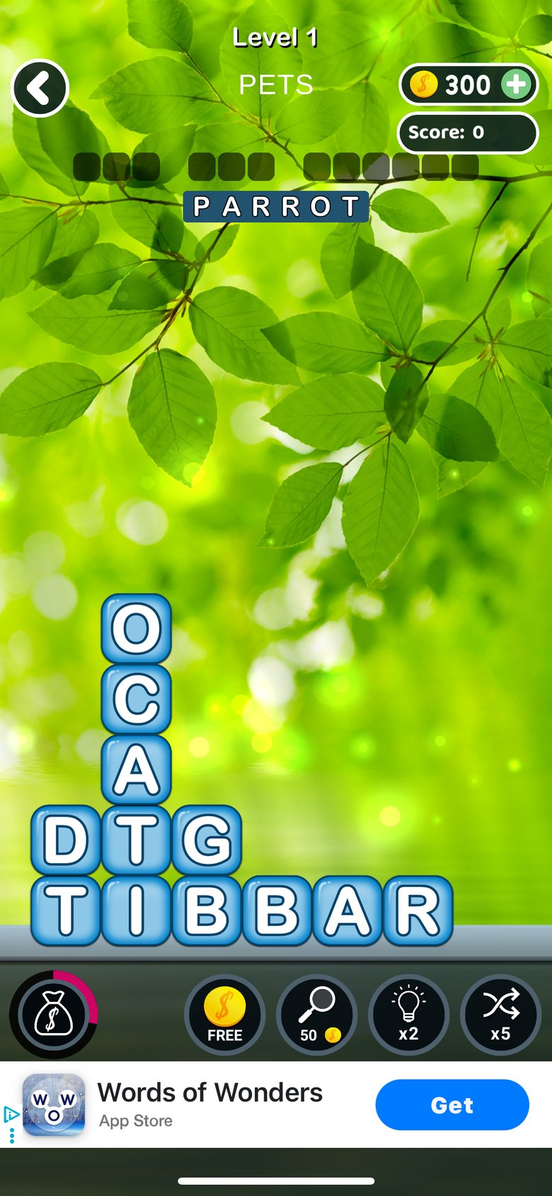 Word Blocks Connect Stacks screen 2