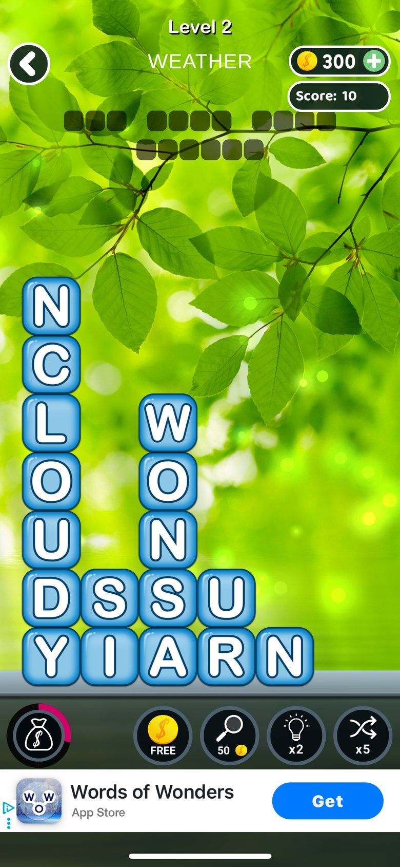 Word Blocks Connect Stacks screen 3