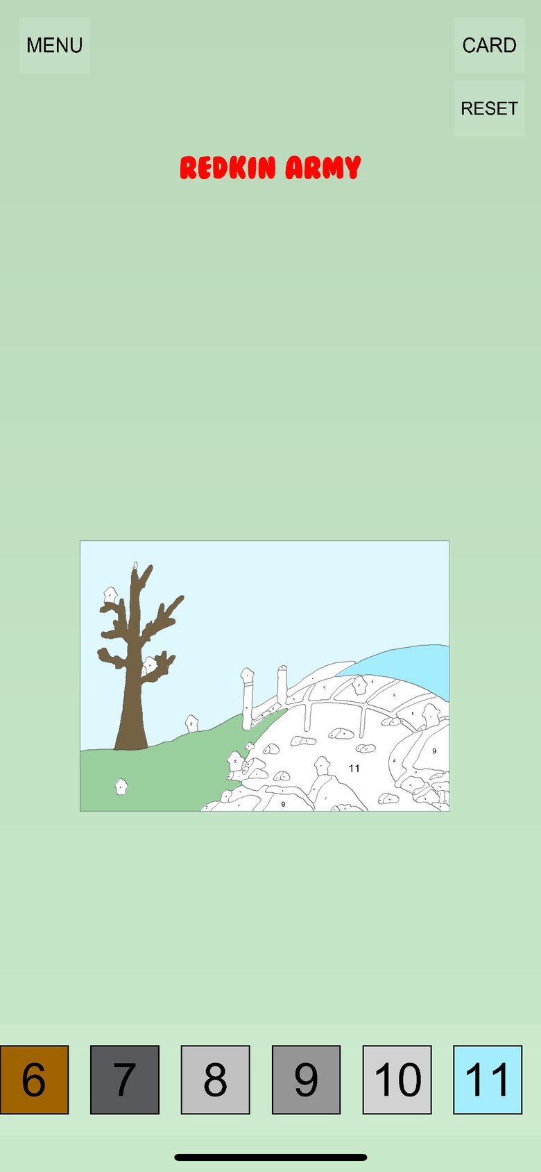 Zorgion Color by Numbers screen 2
